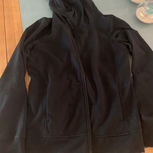 Jacket with hood and zipper